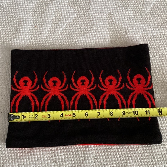 Spyder Men’s red & black, reversible neck Gaiter O/S New without tag! - Picture 10 of 13